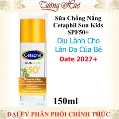 Sữa Chống Nắng Cetaphil Sun Kids SPF50+ Dịu Lành Cho Làn Da Của Bé - 150ml