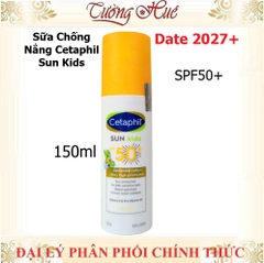 Sữa Chống Nắng Cetaphil Sun Kids SPF50+ Dịu Lành Cho Làn Da Của Bé - 150ml
