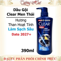 Dầu Gội Clear Men Thái Ngăn Ngừa Gàu Thơm Mát - 390ml