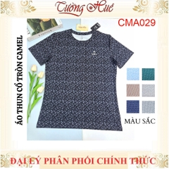 Áo Thun Nam CAMEL CMA029 Cổ Tròn Tay Ngắn Mềm Mại Co Dãn Kháng Khuẩn