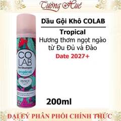 Dầu Gội Khô CoLab Dry Shampoo Nhiều Mùi Hương - 200ml (Có Lựa Chọn)