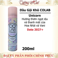 Dầu Gội Khô CoLab Dry Shampoo Nhiều Mùi Hương - 200ml (Có Lựa Chọn)