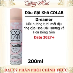 Dầu Gội Khô CoLab Dry Shampoo Nhiều Mùi Hương - 200ml (Có Lựa Chọn)