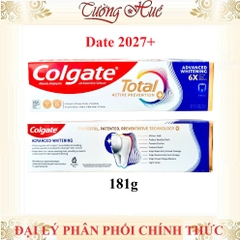Kem Đánh Răng Colgate Total Whitening - 181g