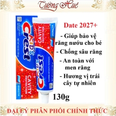 Kem Đánh Răng Cho Bé Crest Kid's Cavity Protection - 130g