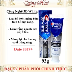 Kem Đánh Răng Crest 3D White Advanced Charcoal - 93g (Có Lựa Chọn)