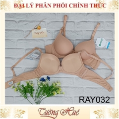 Áo Ngực Nữ Relax Có Gọng Thiết Kế Trơn Mút Dày 4cm RAY032.