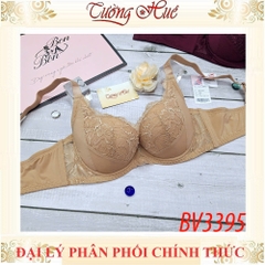Áo lót nữ Bon Bon BV3395 Có Gọng Phối Ren Mút Mỏng Lưng Bảng To 3 Nức.