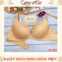 Áo Lót Nữ annie 8153 Trơn Có gọng Mút Đệm 3.5cm Dây Điều Chỉnh Nhỏ bản Lưng Vừa 2 Móc Cài