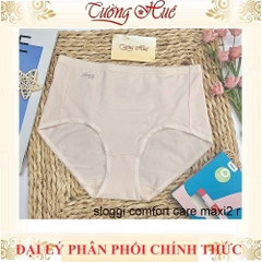 Quần Lót Nữ Triumph Sloggi Comfort Care Maxi2 R Trơn Cotton Hữu Cơ Lưng Cao Mềm Mịn