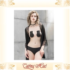 Dán nâng ngực tai thỏ.