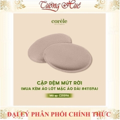 Áo Lót Nữ Corèle V. 41159A Áo Lót Mặc Áo Dài Có Gọng Đệm Mút Nâng từ 2cm-4cm (chưa cộng thêm đệm rời~2cm).