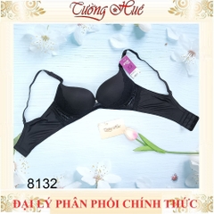 Áo lót nữ annie Bra 8132 B áo ngực nâng phối ren hoa không gọng.