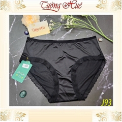 Quần lót nữ Ding Dang J93 lụa lạnh mát viền phối ren mềm