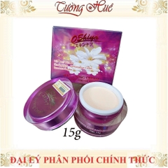 Kem Dưỡng Trắng Da OSHIYA Ngày và Đêm - 15g - Tím