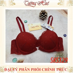 Áo lót nữ ren Darlin SKS329 cài trước mút đệm dày vừa nâng ngực