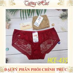 Quần lót nữ Cosy HCE 435 ren thêu hoa lưng thấp