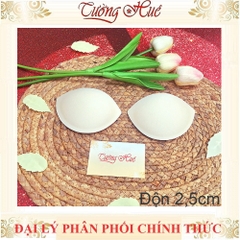 1 Cặp Mút Độn Ngực Rời Áo Lót Đệm Nâng 2,5cm Form Đàn Hồi.
