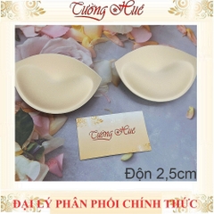 1 Cặp Mút Độn Ngực Rời Áo Lót Đệm Nâng 2,5cm Form Đàn Hồi.