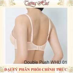 Áo Lót Nữ Triumph Double Push WHU 01  ren mút dày 4cm đệm tháo rời