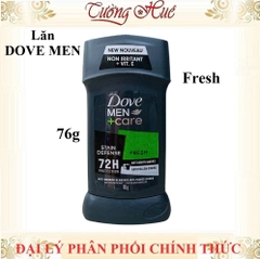 Lăn Khử Mùi Nam Dove Men Protection 72H Nhiều Mùi Lựa Chọn 76g- 85g