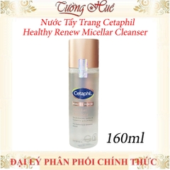 Nước Tẩy Trang Cetaphil Healthy Renew Micellar Cleanser Làm Sạch Dịu Nhẹ Cho Da Nhạy Cảm 160ml