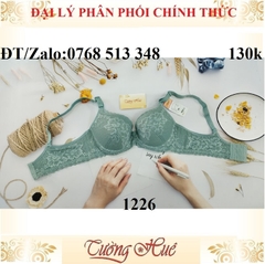 Áo lót nữ Lovely 1226 áo ngực ren mút mỏng bảng to 4 nức cài.