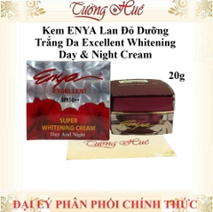 Kem ENYA Dưỡng Trắng Da Excellent Whitening Day & Night Cream - 20g (Enya Lan đỏ)
