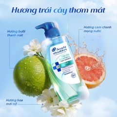 Dầu Gội HEAD & SHOULDERS 72 GIỜ Kiềm Dầu/ Giảm Ngứa Da Đầu Và Làm Sạch Gàu - 460ml