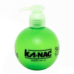 Kem Dưỡng & Tạo Kiểu KANAC Styling Wax Cream For Styling Hair - 200ml - Xanh lá.