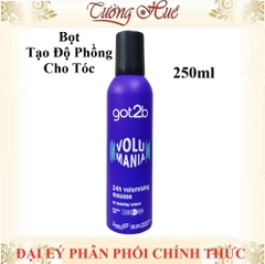 Bọt Tạo Độ Phồng Cho Tóc Got2b Volumania 24h Volumising Mousse - 250ml (Tím)