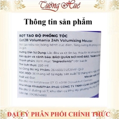 Bọt Tạo Độ Phồng Cho Tóc Got2b Volumania 24h Volumising Mousse - 250ml (Tím)