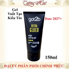 Gel Vuốt Tạo Kiểu Tóc Got2b Ultra Glued Siêu Cứng - 150ml (Đen)