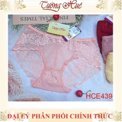 Quần lót nữ Cosy HCE 439 ren thêu hoa lưng cao.