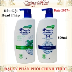 Dầu Gội Ngăn Ngừa Gàu Head & Shoulders Pháp 800ml - (Có Lựa Chọn)