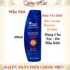 Dầu Gội Ngừa Gàu Mỹ Head & Shoulders Clinical Strength Shampoo - 400ml (Có Lựa Chọn)