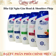 Dầu Gội Head & Shoulder Pháp Nhiều Mùi Lựa Chọn - 400ml
