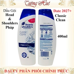 Dầu Gội Head & Shoulder Pháp Nhiều Mùi Lựa Chọn - 400ml