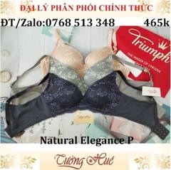 Áo lót nữ Triumph Natural Elegance P ren thêu hoa, không gọng mút mỏng.