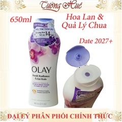 Sữa Tắm Dưỡng Ẩm Olay Body Wash Nhiều Mùi Lựa Chọn - 650ml