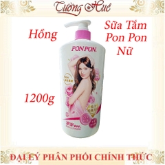 Sữa Tắm Nữ Pon Pon Đài Loan Nhiều Mùi - 1200g