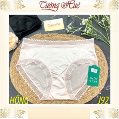 Quần Lót Nữ Ding Dang J92 Lụa Lạnh Mát Phối Ren Mềm