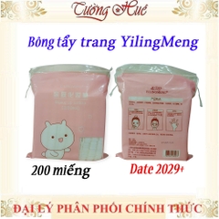 Bông tẩy trang Hàn Quốc YiLingMeng Line friends 200 miếng - MÀU NGẪU NHIÊN