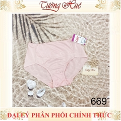Quần lót nữ Cosy 669 lưng cao ôm bụng không viền may