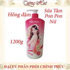Sữa Tắm Nữ Pon Pon Đài Loan Nhiều Mùi - 1200g