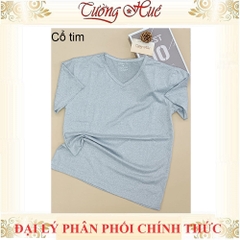 Áo lót nam Thái lan ICOOLMAN thun co giãn 2 chiều cổ tim tay ngắn form ôm body.
