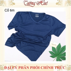 Áo lót nam Thái lan ICOOLMAN thun co giãn 2 chiều cổ tim tay ngắn form ôm body.