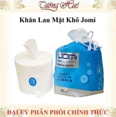 Khăn Lau Mặt Khô Jomi 80 tờ (15cm x 20cm)