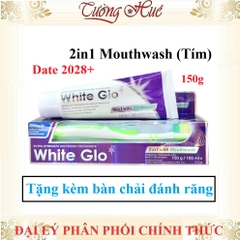 Kem Đánh Răng White Glo Nhiều Mùi Hương - 150g (Có lựa chọn)