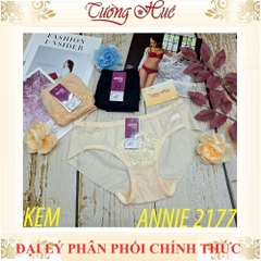 Quần lót nữ phối ren annie QE 2177 lưng thấp mặc thoải mái
